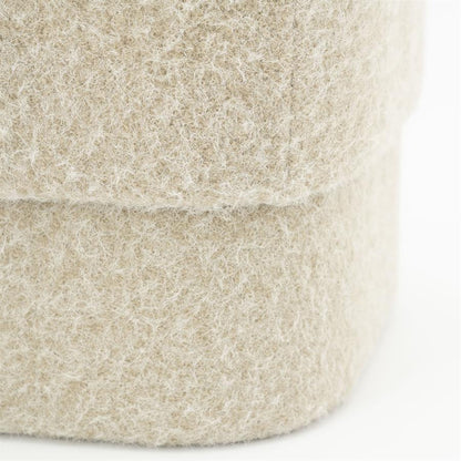 Poef Kelso | Taupe Polyester