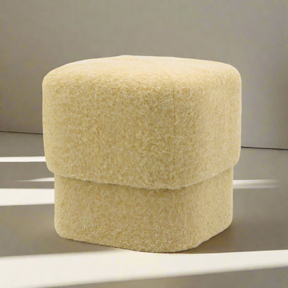 Poef Kelso | Geel Polyester