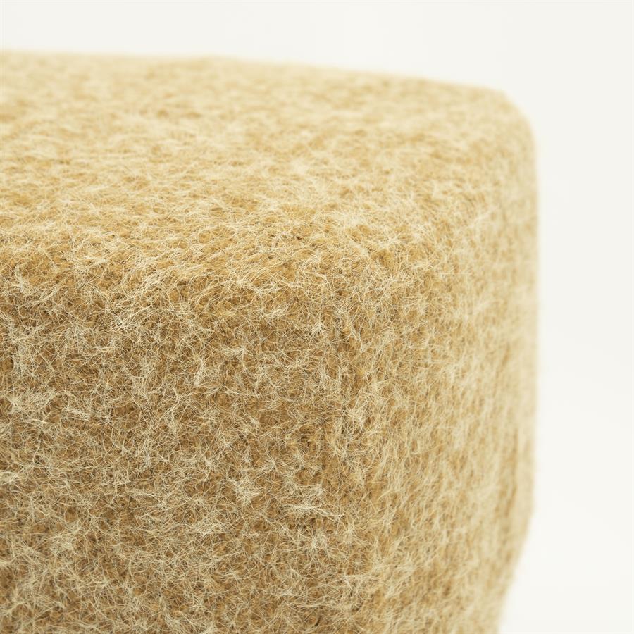 Poef Kelso | Geel Polyester