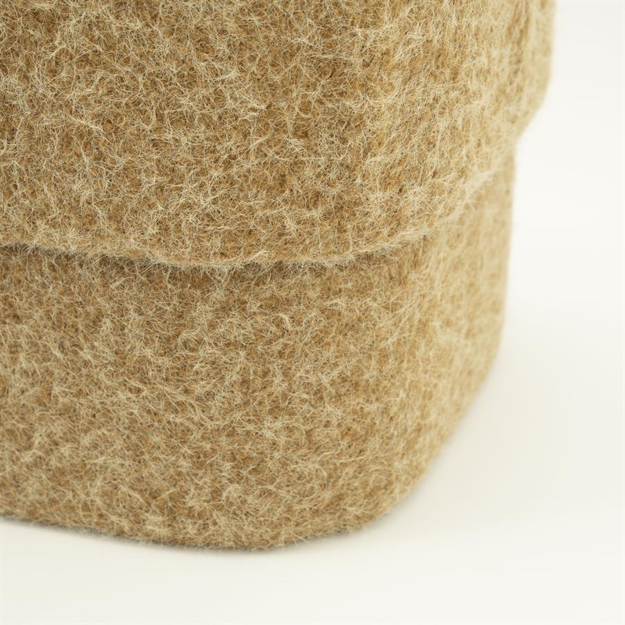 Poef Kelso | Geel Polyester