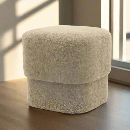 Poef Kelso | Bruin Polyester