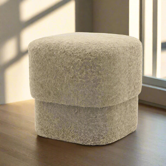 Poef Kelso | Bruin Polyester