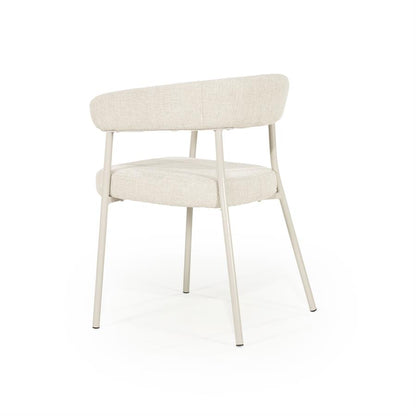 Eetkamerstoel Yovi | Beige Stof