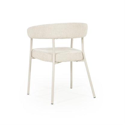 Eetkamerstoel Yovi | Beige Stof