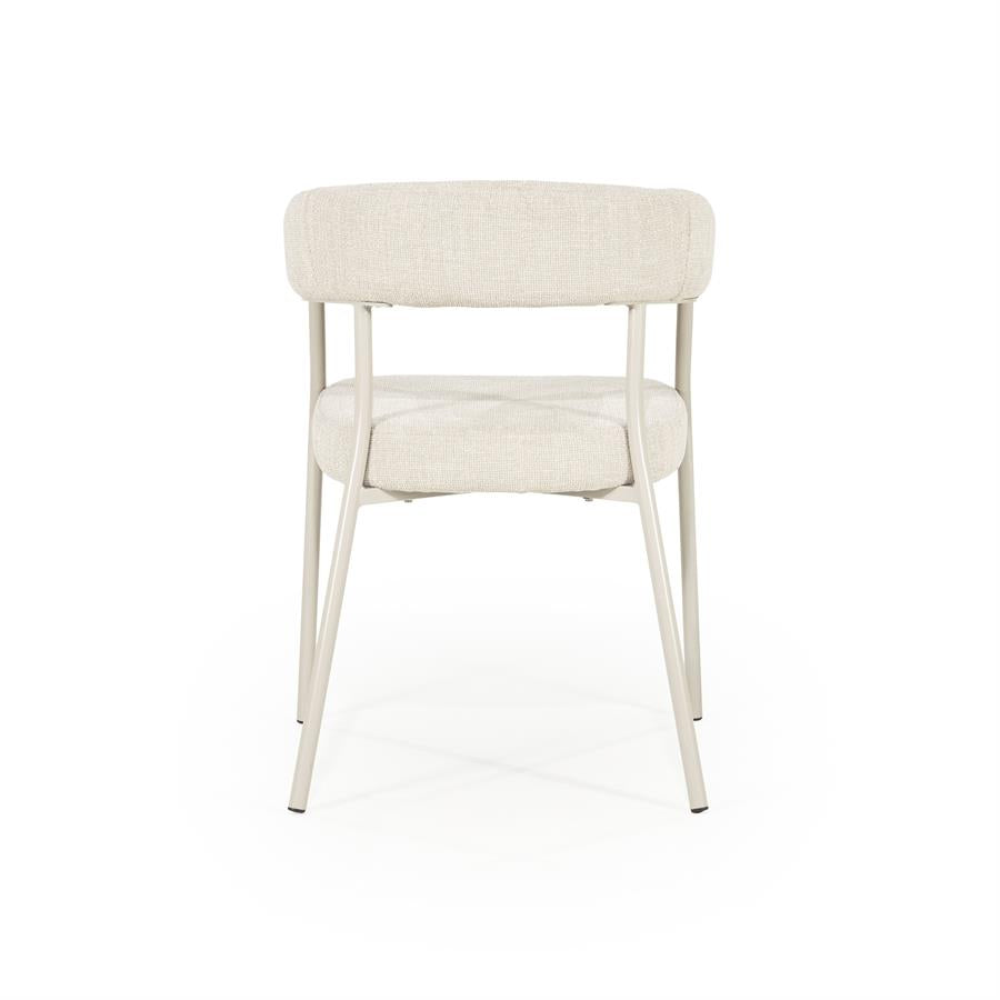 Eetkamerstoel Yovi | Beige Stof