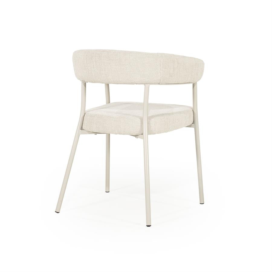 Eetkamerstoel Yovi | Beige Stof