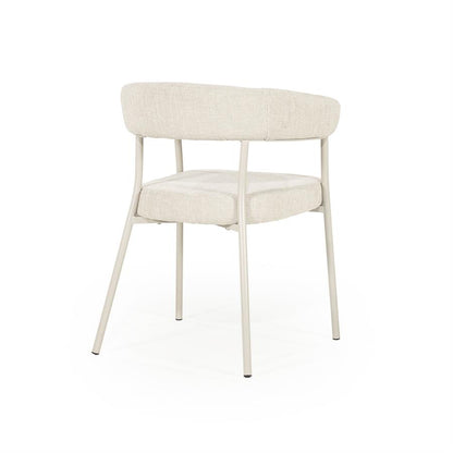 Eetkamerstoel Yovi | Beige Stof