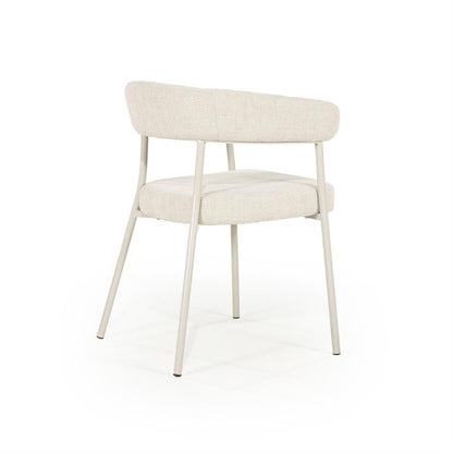 Eetkamerstoel Yovi | Beige Stof