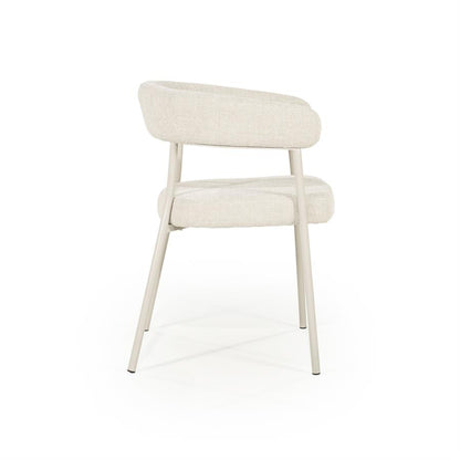 Eetkamerstoel Yovi | Beige Stof