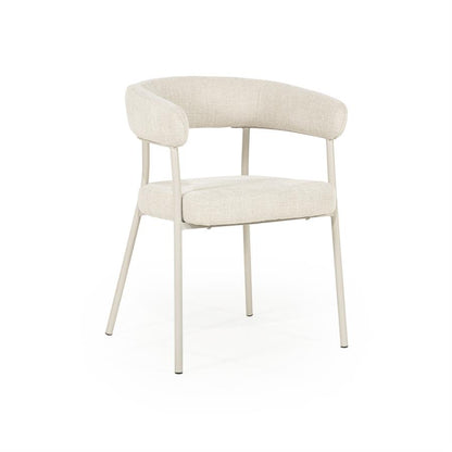 Eetkamerstoel Yovi | Beige Stof