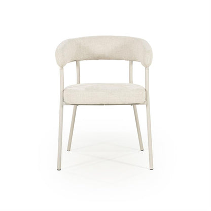 Eetkamerstoel Yovi | Beige Stof