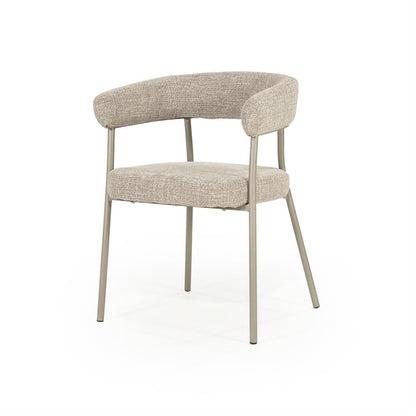 Eetkamerstoel Yovi | Taupe Stof