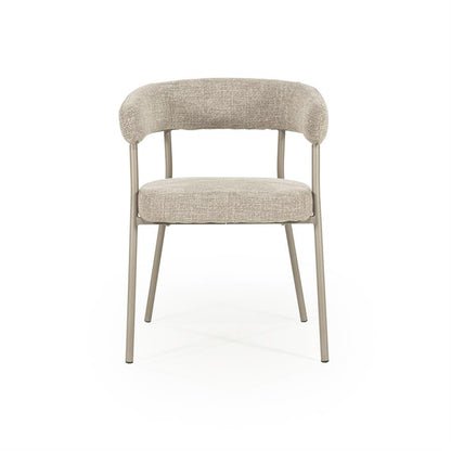 Eetkamerstoel Yovi | Taupe Stof