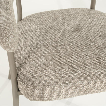 Eetkamerstoel Yovi | Taupe Stof