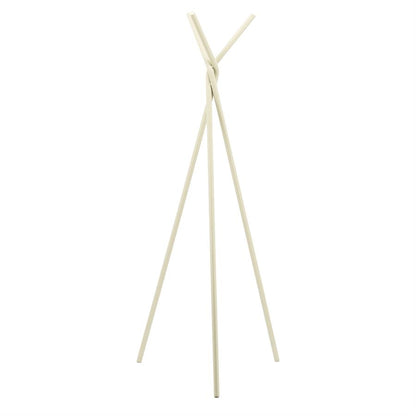 Kapstok Matto beige ijzer, vooraanzicht op witte achtergrond