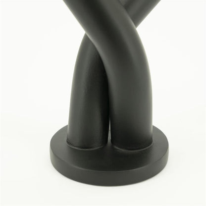 Wand decoratie Cronos | Zwart Metaal