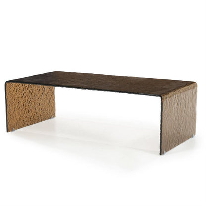 Salontafel Ripple | Bruin Glas