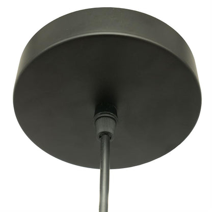Hanglamp Vinta oranje katoen, detail van het materiaal