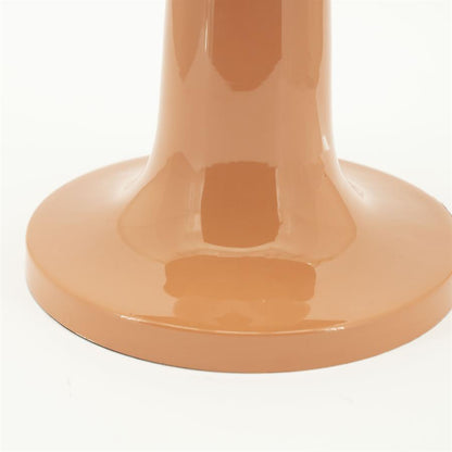 Tafellamp Alvo oranje ijzer, detail van het materiaal