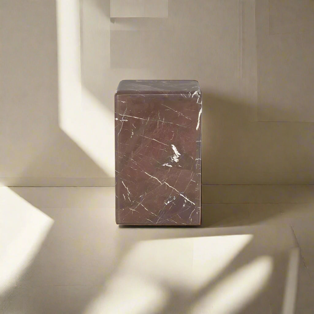 Bijzettafel Waylon | Rood Marmer