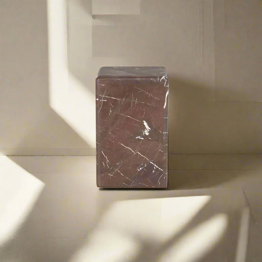 Bijzettafel Waylon | Rood Marmer