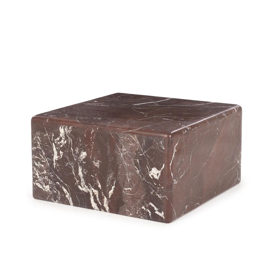 Salontafel Dice | Rood Marmer