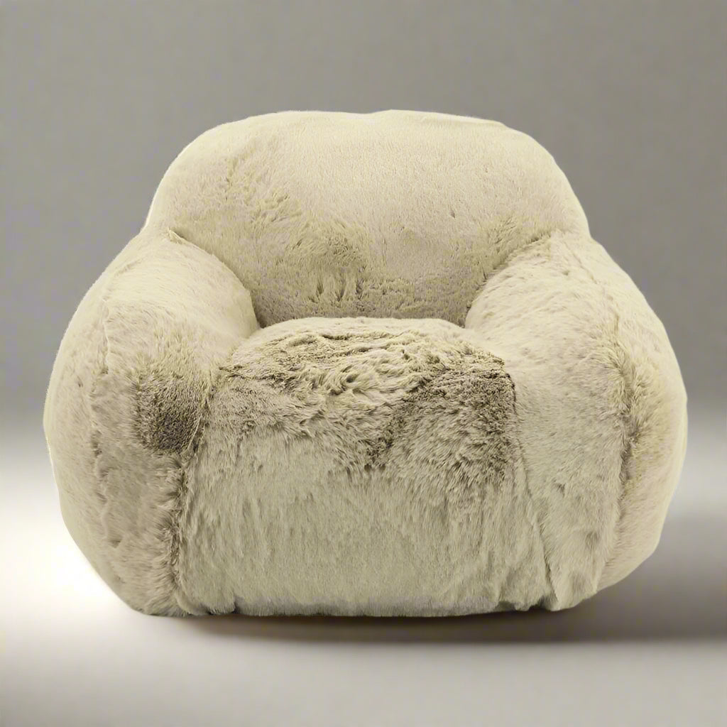 Fauteuil Little Hug | Taupe Polyester