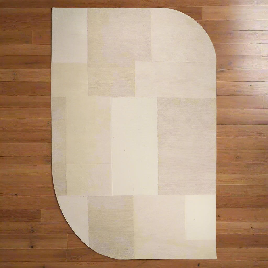 Vloerkleed Contour | Beige Wol