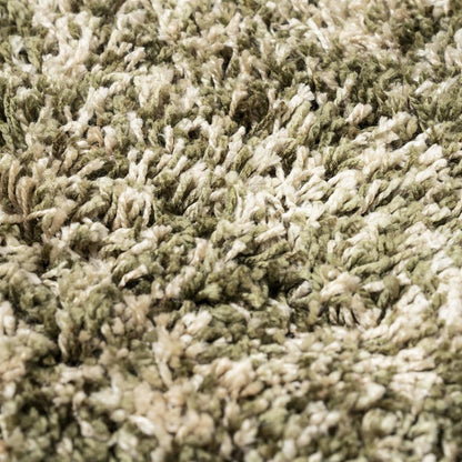 Vloerkleed Mixi | Groen Polyester — Detail