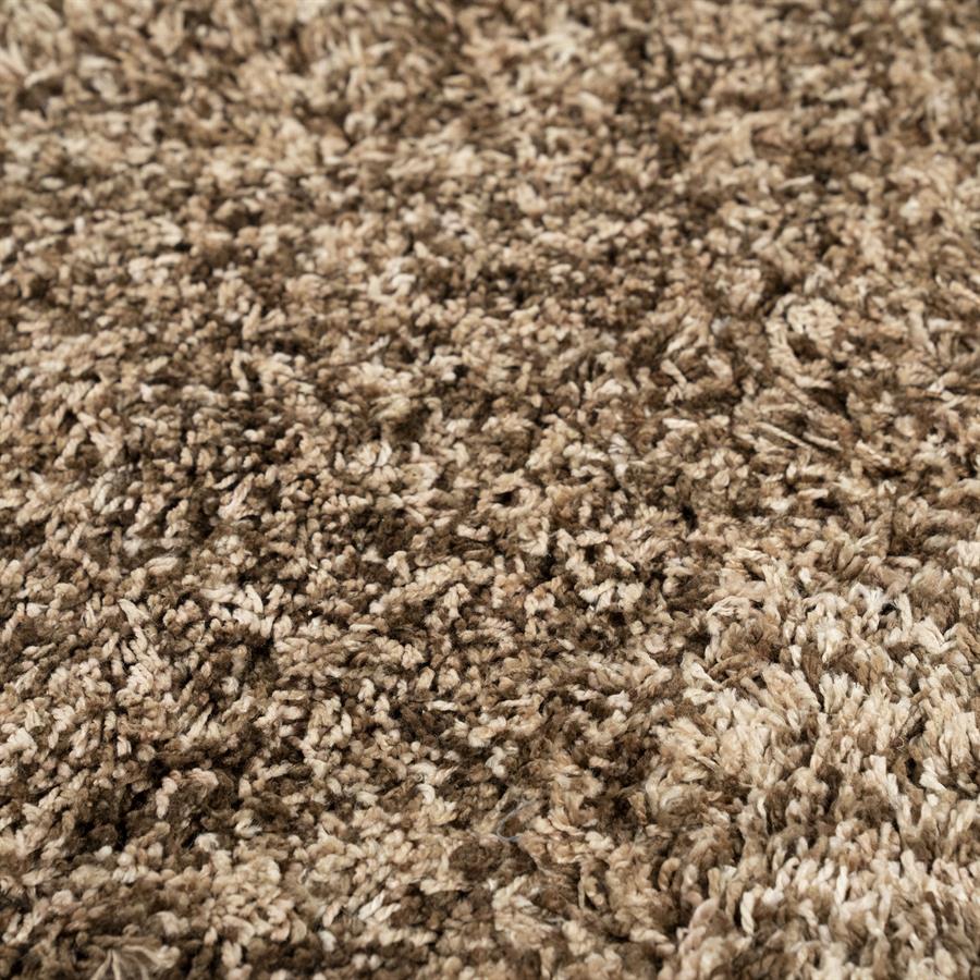 Vloerkleed Mixi | Bruin Polyester