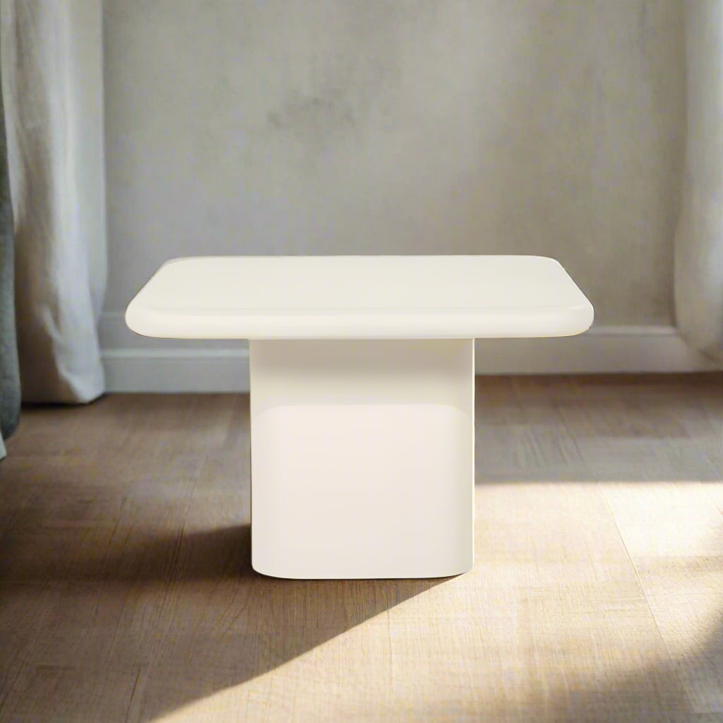 Bijzettafel Jett | Beige Cement & MDF