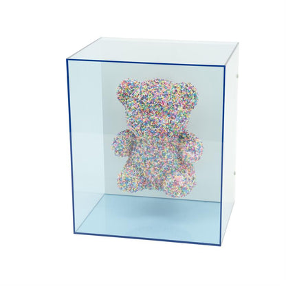 Wand decoratie Teddy | Blauw Acryl, Rubber & Foam