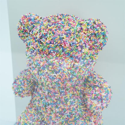 Wand decoratie Teddy | Blauw Acryl, Rubber & Foam