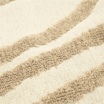 Deken (naamproduct) | Taupe 95% katoen 5% polyester
