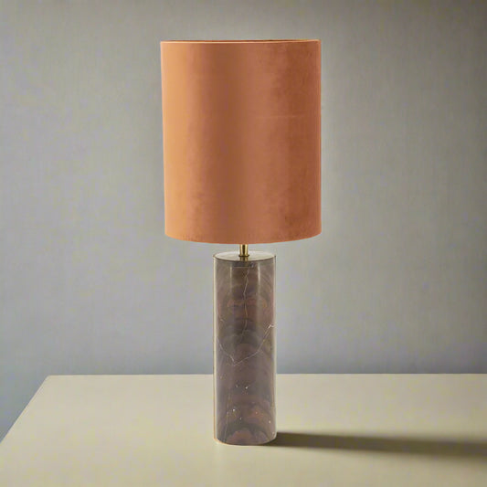 Tafellamp Rosso | Rood Marmer