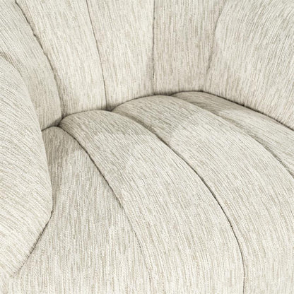 Fauteuil Sogno beige polyester