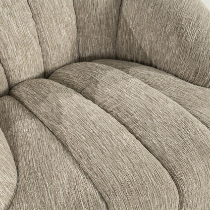 Fauteuil Sogno taupe polyester