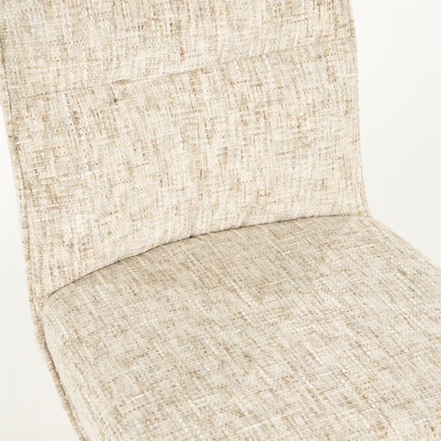 Eetkamerstoel Ferre beige stof