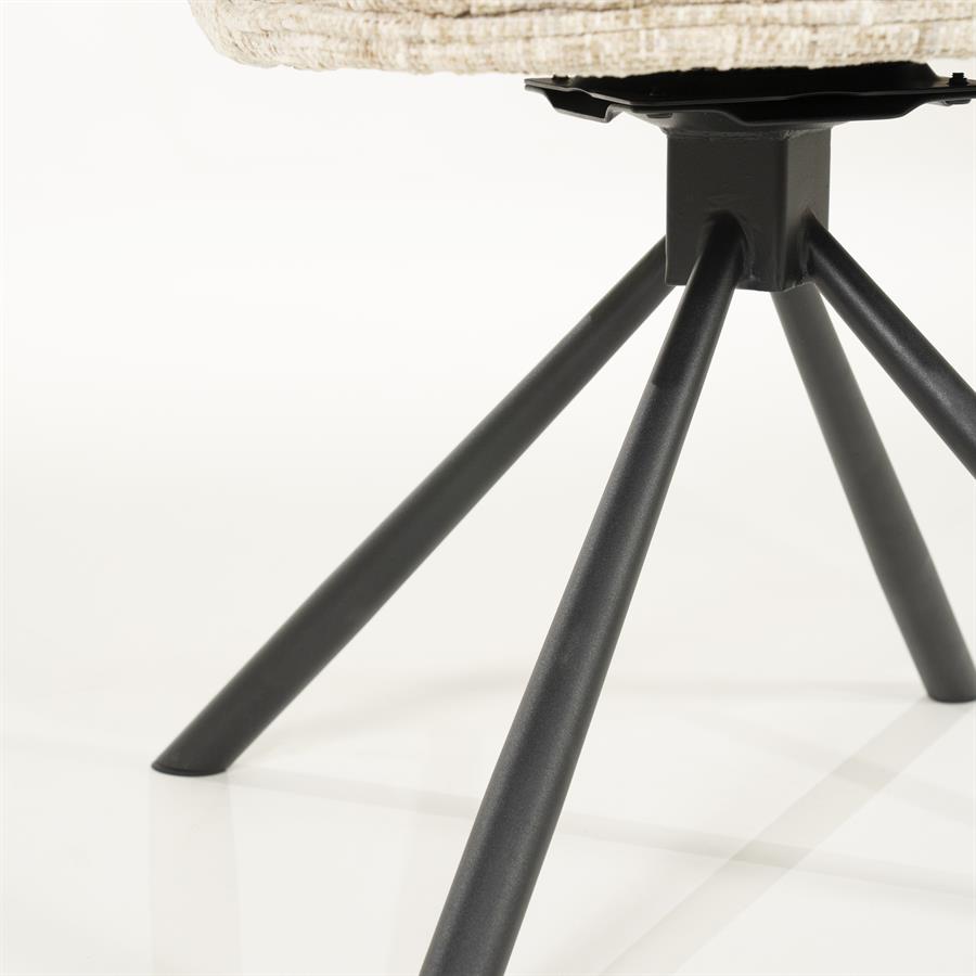 Eetkamerstoel Ferre beige stof