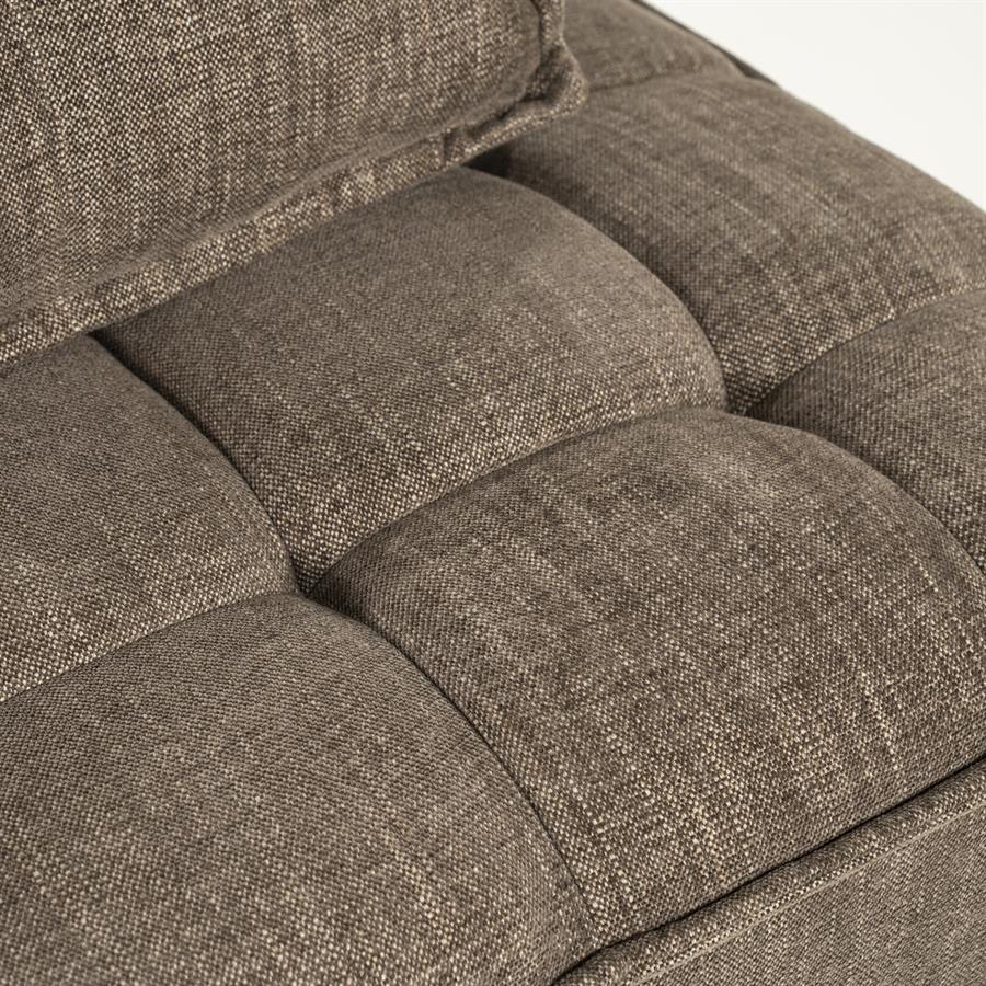 Fauteuil Hive bruin stof