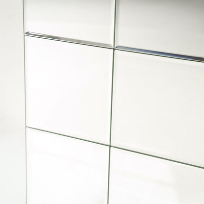 Bijzettafel Flectron zilver hout, detail van het materiaal