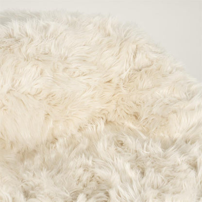 Fauteuil Snuzzle beige stof, detail van het materiaal
