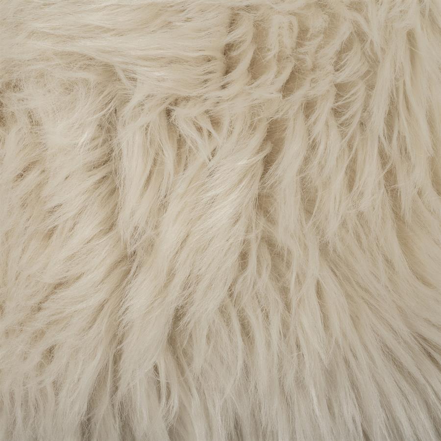 Vloerkleed Laska | Beige Polyester & katoen — Detail