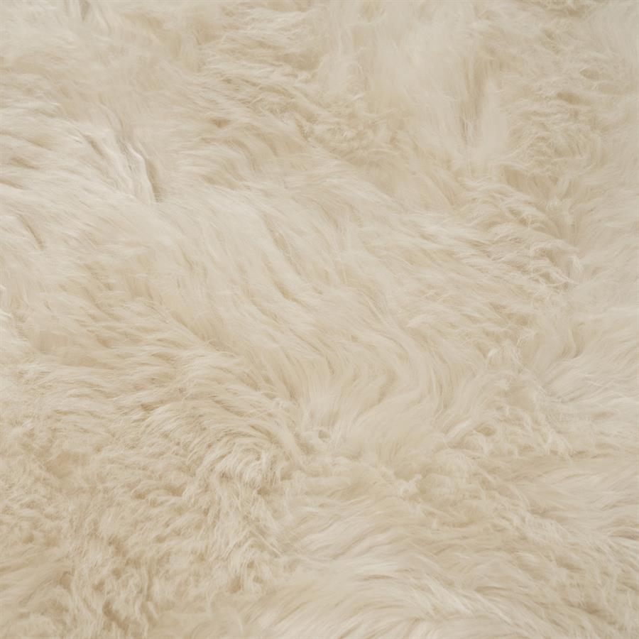 Vloerkleed Laska | Beige Polyester & katoen — Detail