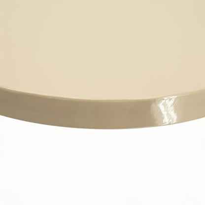 Bijzettafel Buddy taupe ijzer, detail van het materiaal
