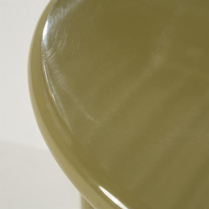 Salontafel Bloop groen mdf medium, detail van het materiaal