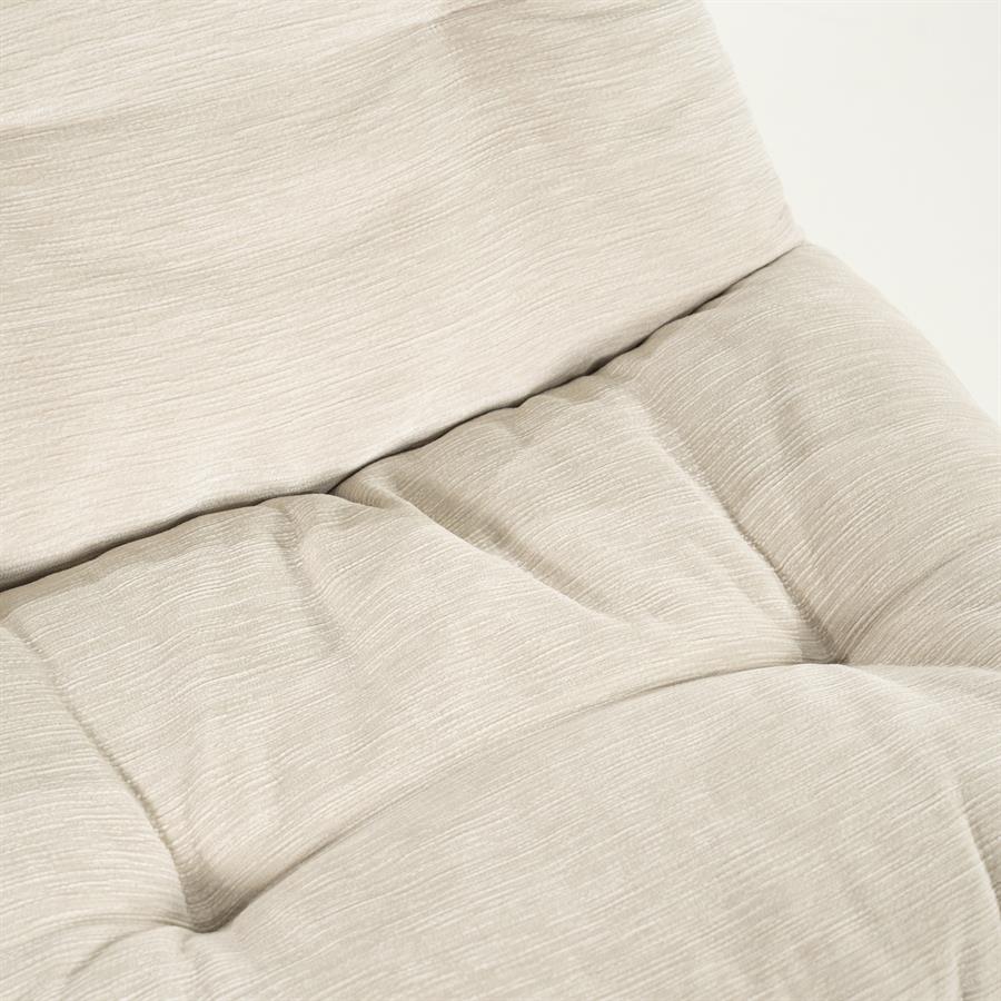 Fauteuil Tromba beige stof