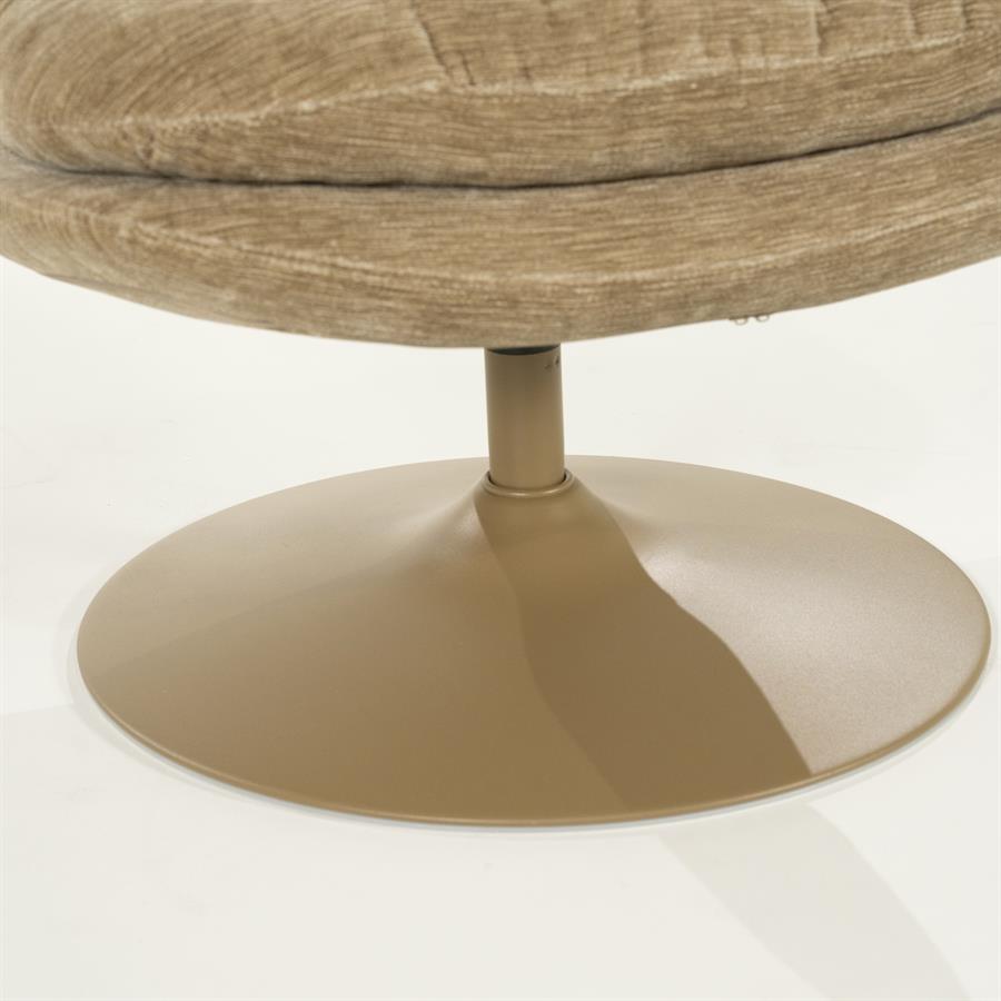 Fauteuil Tromba taupe stof