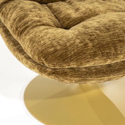 Fauteuil Tromba geel stof