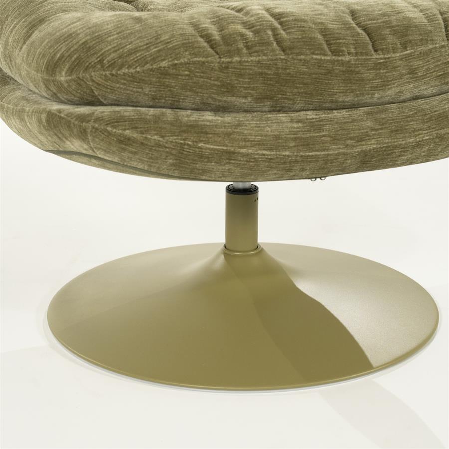 Fauteuil Tromba groen stof